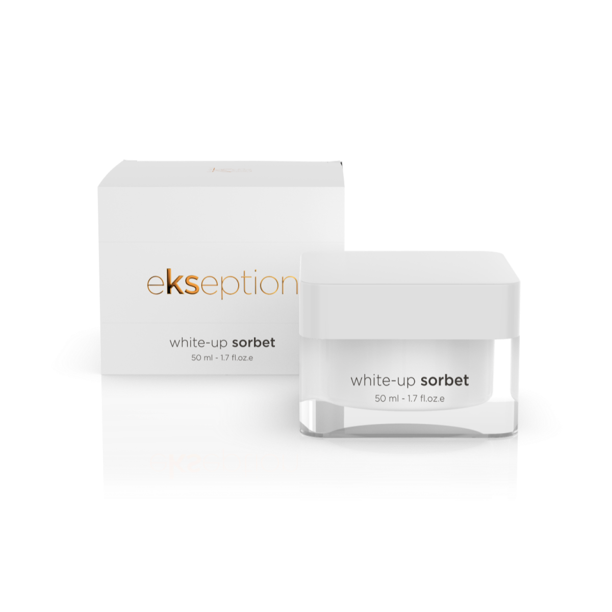 EKSEPTION White Up Sorbet šviesinamasis kremas