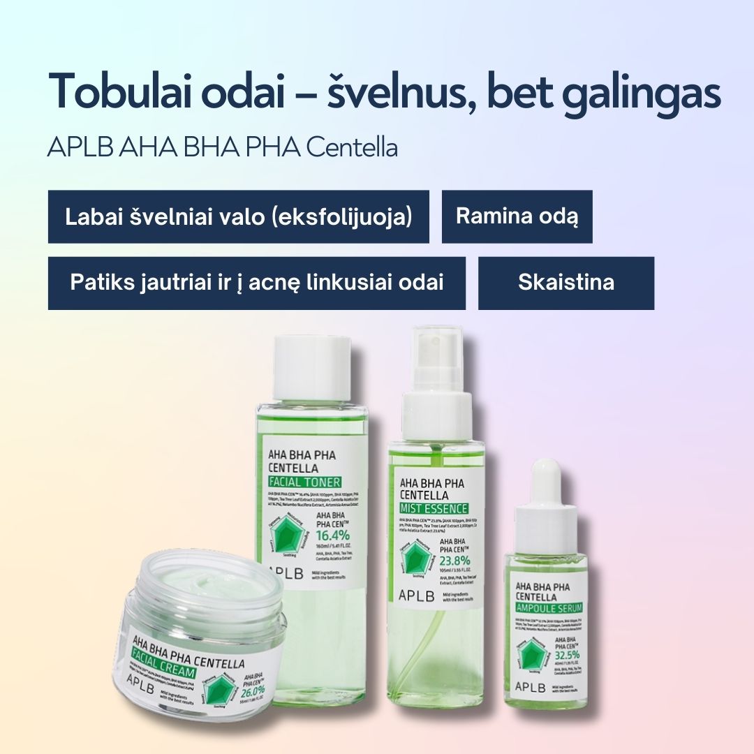 APLB AHA BHA PHA Centella rinkinys