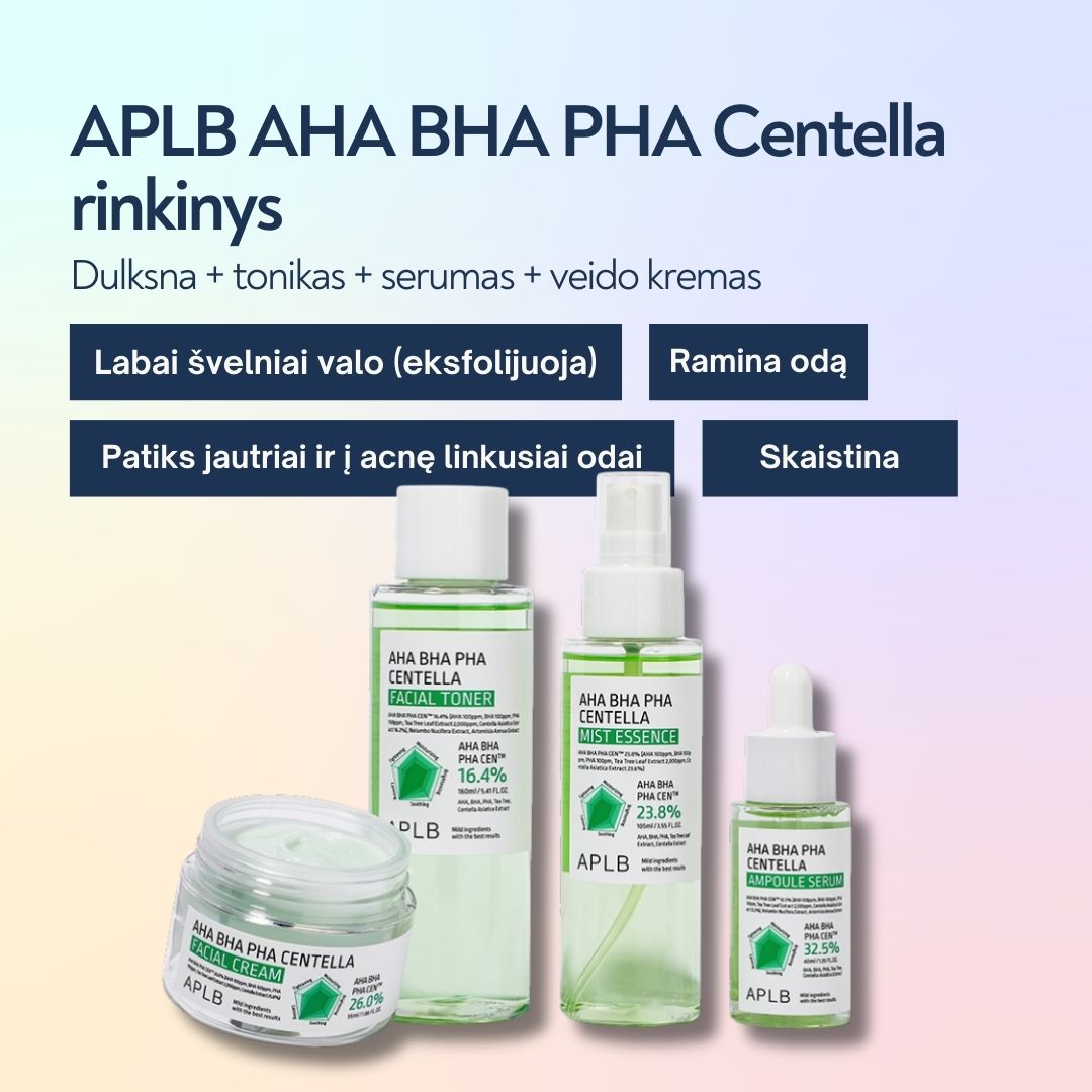 APLB AHA BHA PHA Centella rinkinys
