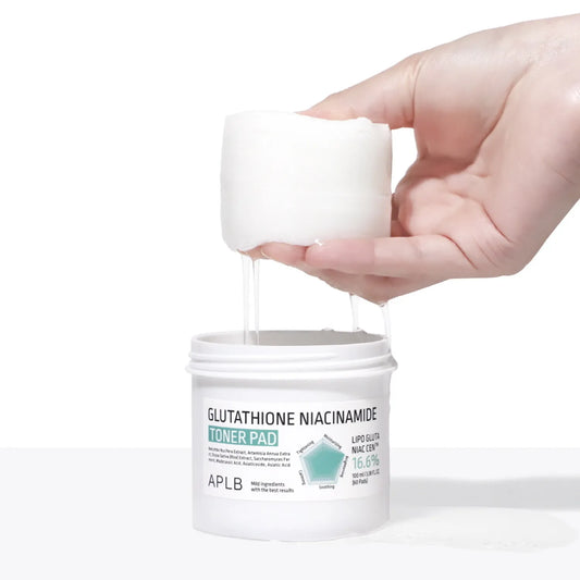 APLB Glutathione Niacinamide Toner Pad veido pagalvėlės