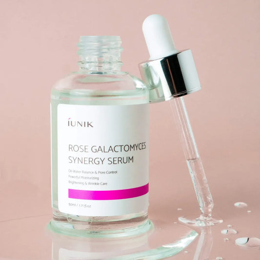 iUNIK Rose Galactomyces Synergy Serum skaistinamasis serumas