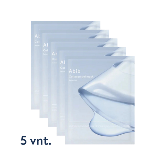 5 vnt. Abib Collagen Gel Mask Sedum Jelly hidrogelio veido kaukių rinkinys
