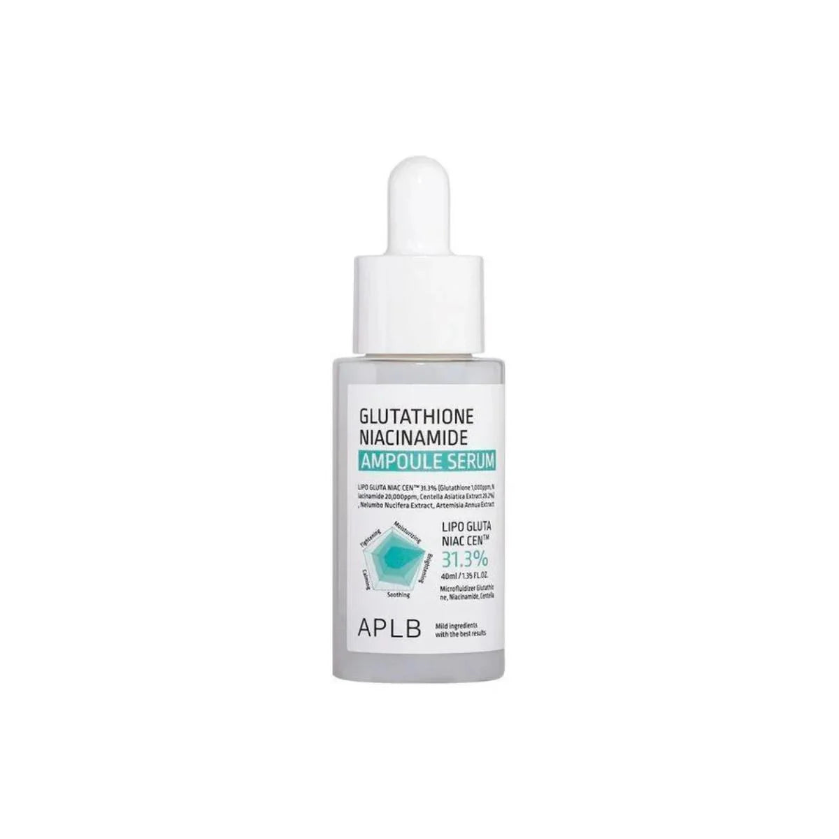 APLB Glutathione Niacinamide Ampoule Serum ampulė-serumas veidui