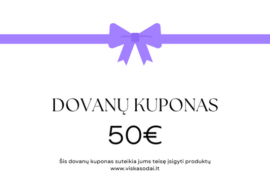 50 € dovanų kuponas