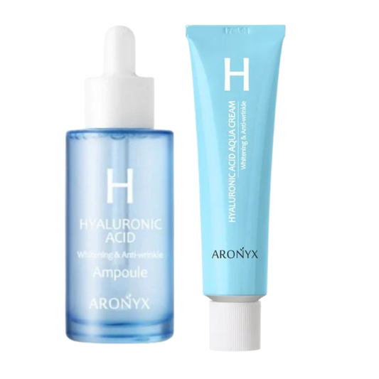 MediFlower ARONYX Hyaluronic Acid serumo ir veido kremo rinkinys