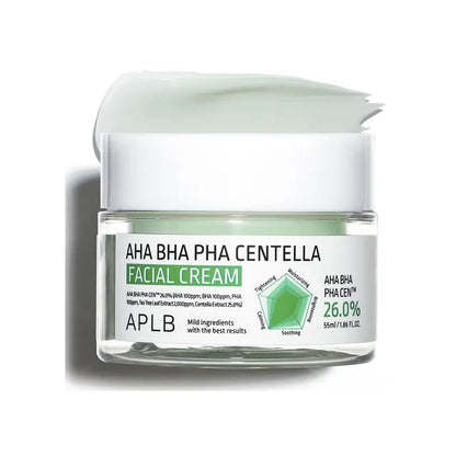 APLB AHA BHA PHA Centella Facial Cream veido kremas