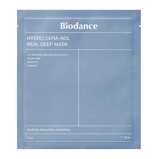BIODANCE Hydro Cera-nol Real Deep Mask hidrogelinė lakštinė veido kaukė