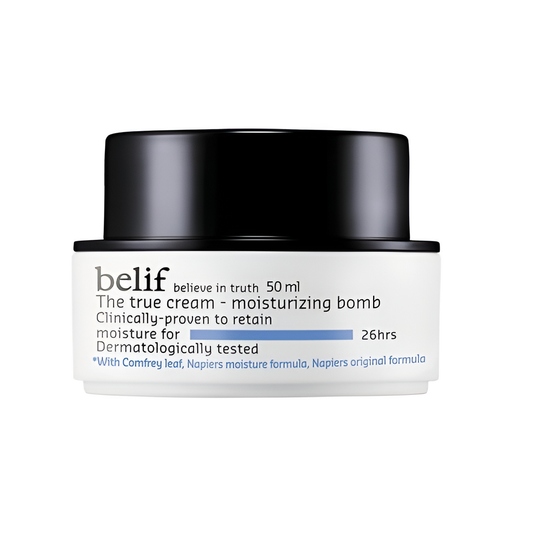 Belif The True Cream Moisturizing Bomb giliai veikiantis drėkinamasis kremas