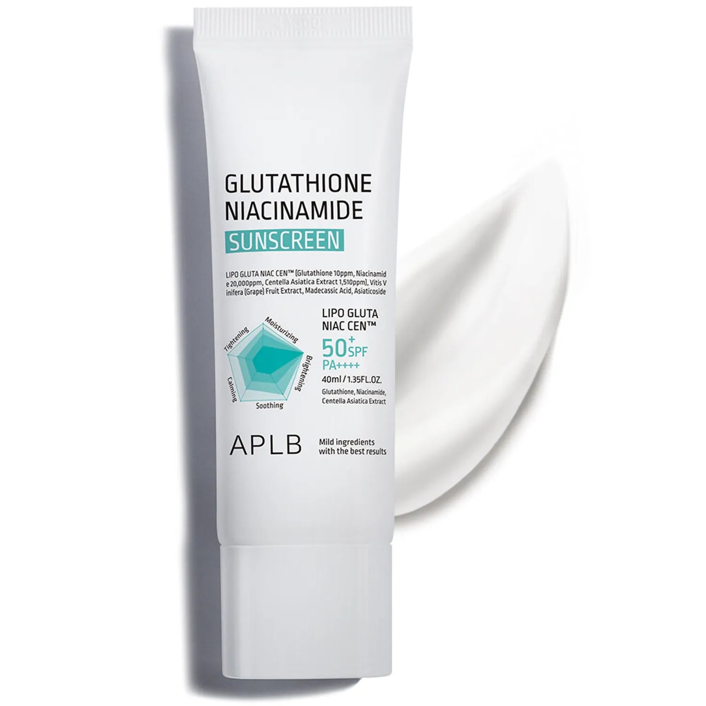 APLB Glutathione Niacinamide Sunscreen kremas nuo saulės