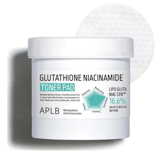 APLB Glutathione Niacinamide Toner Pad veido pagalvėlės
