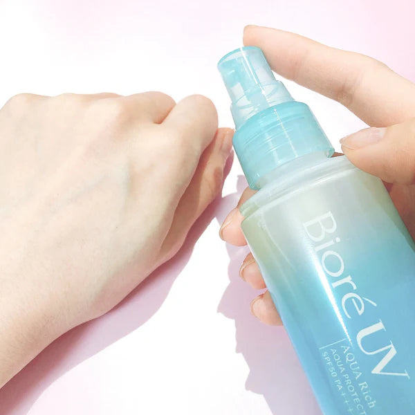 Kao Biore UV Aqua Rich Aqua Protect Mist SPF 50 PA++++ purškiama apsauga nuo saulės