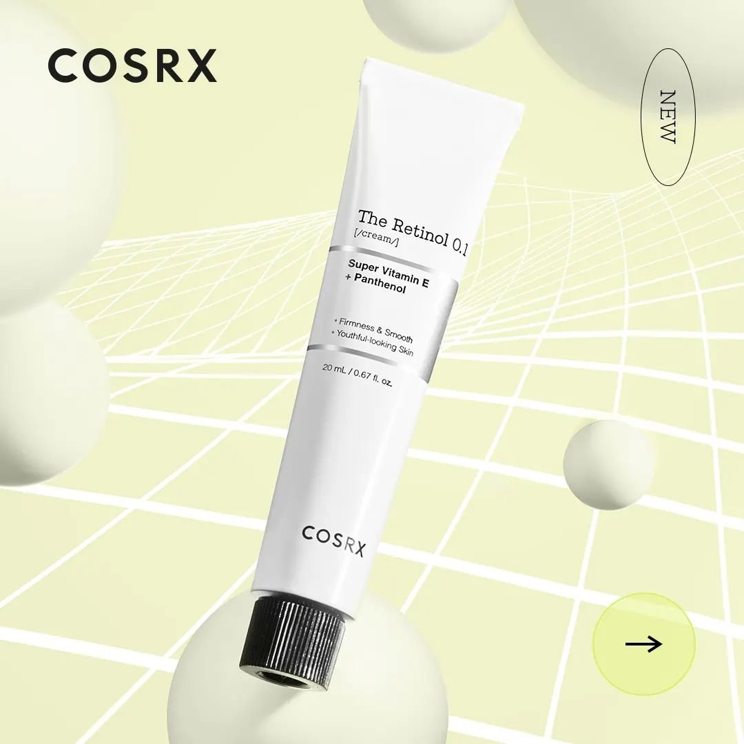 COSRX The Retinol 0.1 Cream veido kremas
