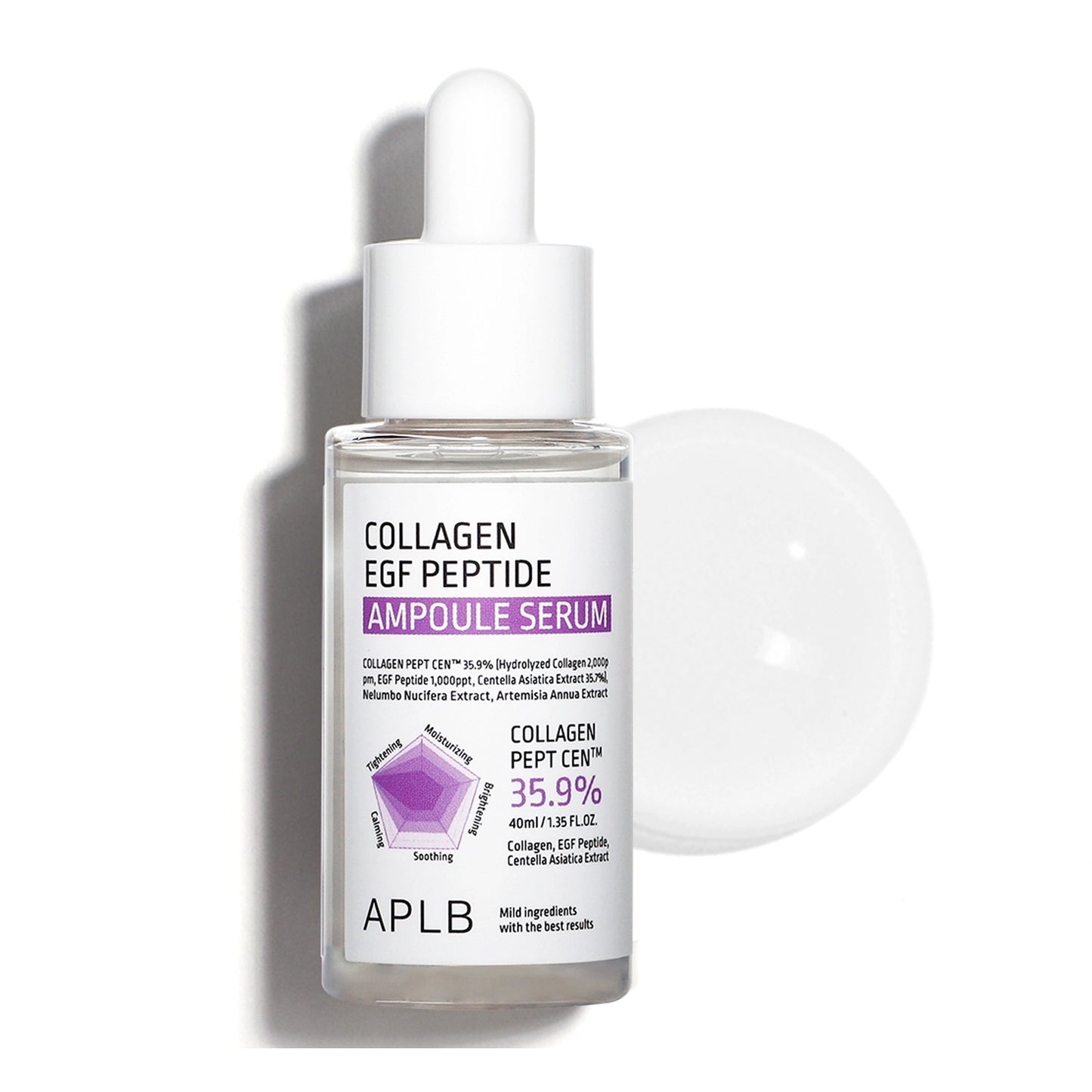 APLB Collagen EGF Peptide veido ampulė-serumas