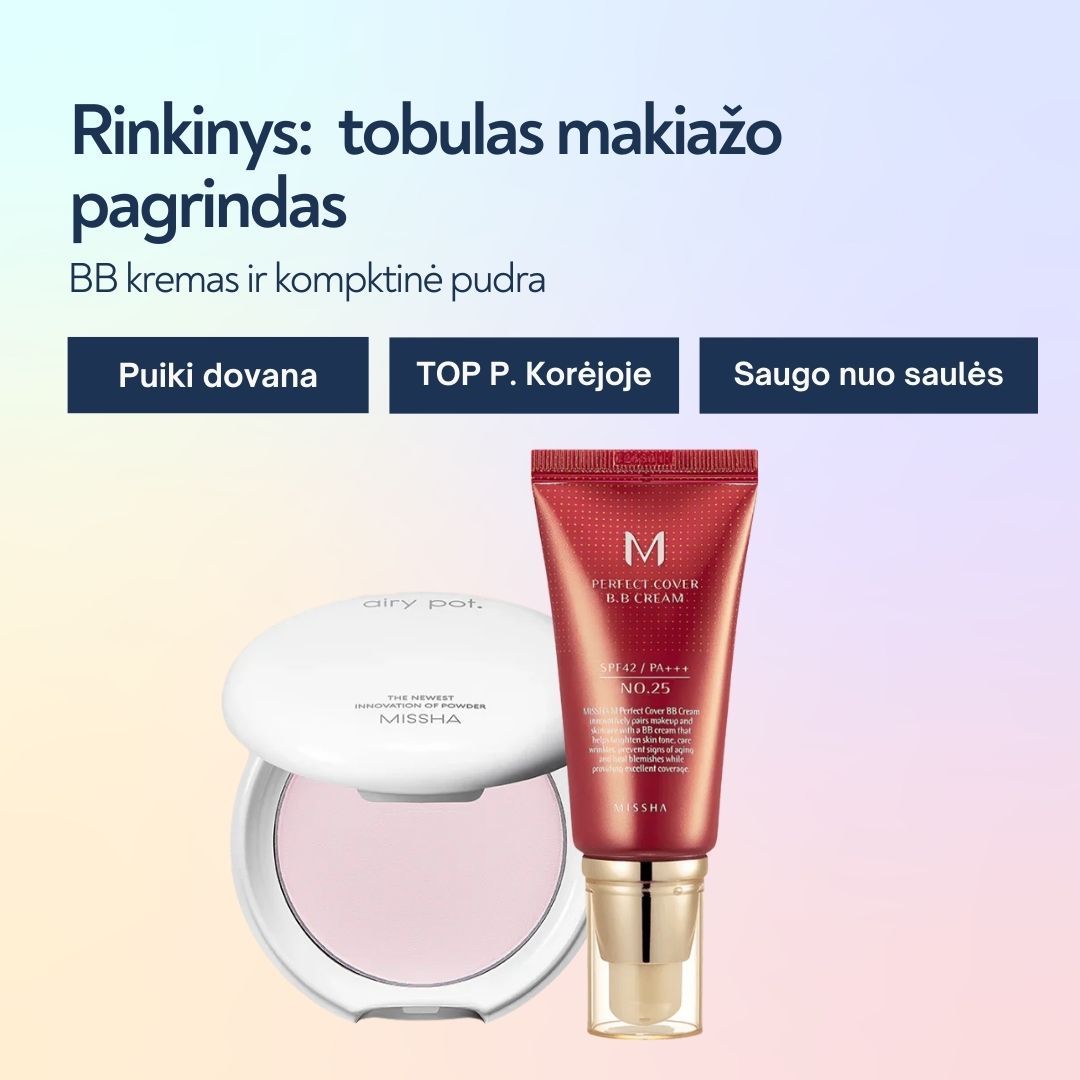 MISSHA rinkinys: tobulas makiažo pagrindas