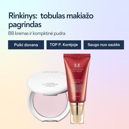 MISSHA rinkinys: tobulas makiažo pagrindas
