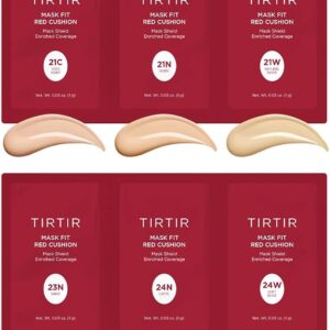 TIRTIR Mask Fit Red Cushion Foundation Kit mėginukų rinkinys - Image 2